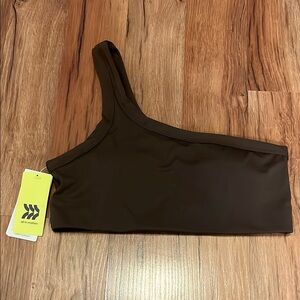 All in motion one shoulder sports bra